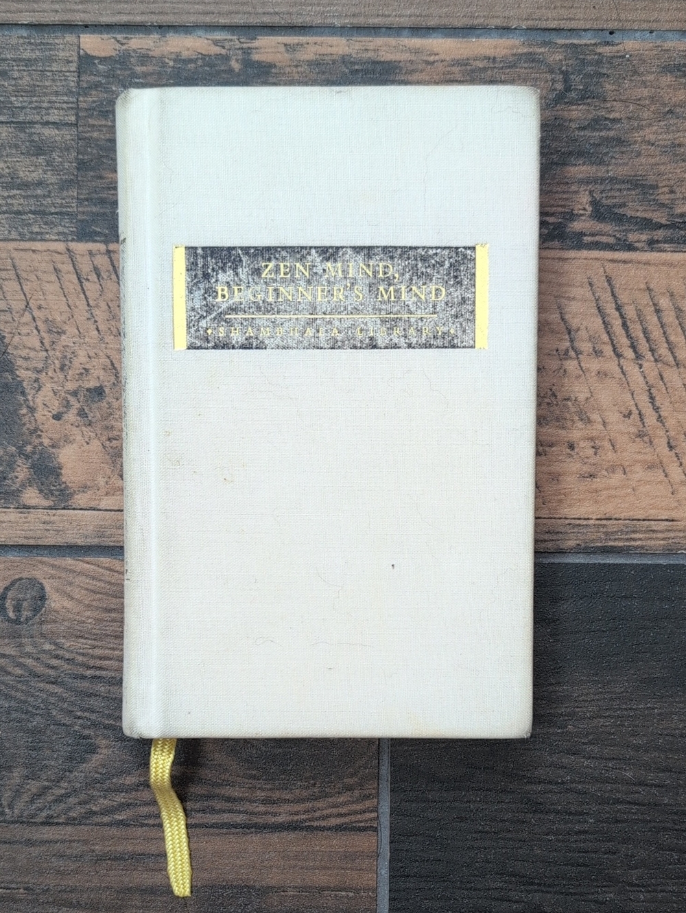 2006 Shambhala Library Zen Mind Beginner's Mind Hardcover Suzuki Cream & Gold